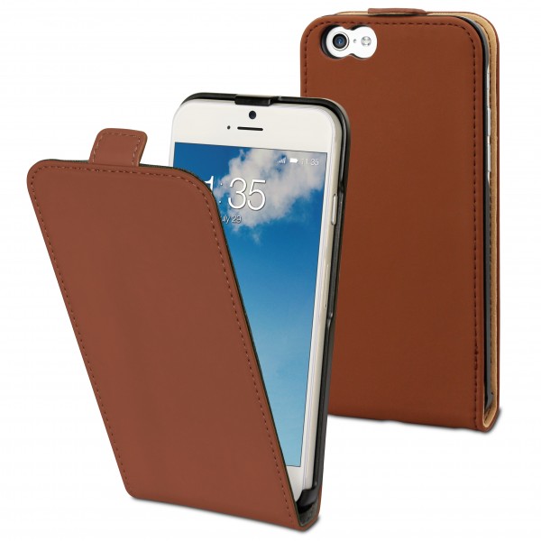 Muvit Slim Flip Brown Sand iPhone 6 Plus