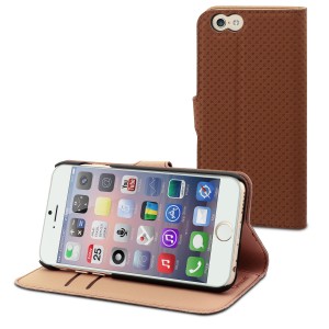 Muvit Wallet Folio Brown iPhone 6 Plus