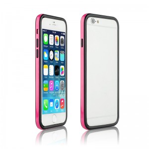 Bumper Dual Color Black/Pink iPhone 6