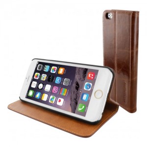 Mobiparts Luxury Book Case Brown iPhone 6