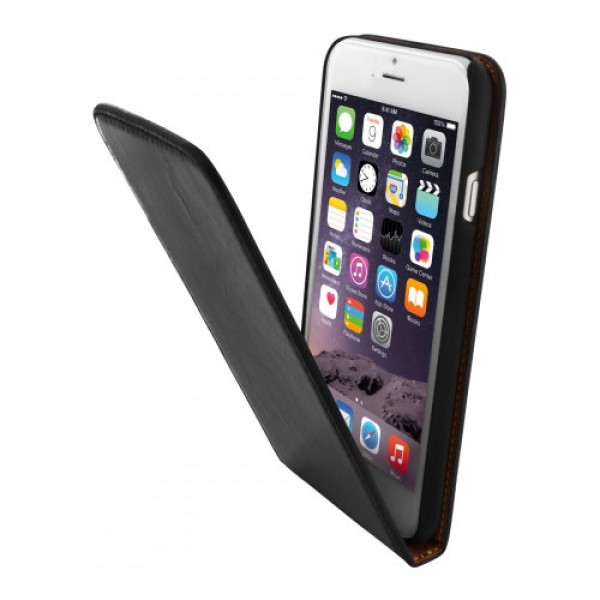 Mobiparts Luxury Flip Case Black iPhone 6