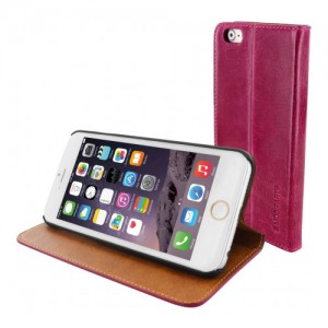 Mobiparts Luxury Book Case Pink iPhone 5/5S