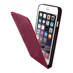 Mobiparts Luxury Flip Case Pink iPhone 5/5S
