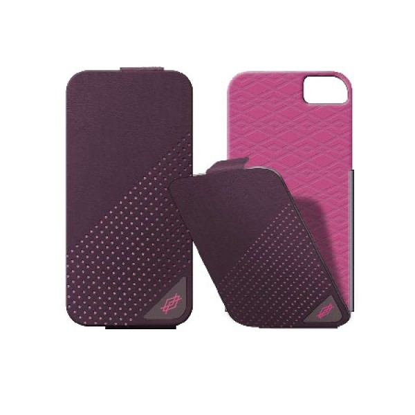X-Doria Dash Flippercase paars roze iPhone 5 en 5S