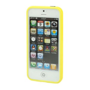 iPhone 5 en 5S Bumper geel iPhone 5 en 5S