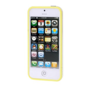 iPhone 5 en 5S Bumper duo geel iPhone 5 en 5S