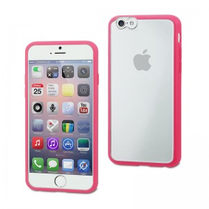 Muvit MyFrame Case Pink/Transparant iPhone 6