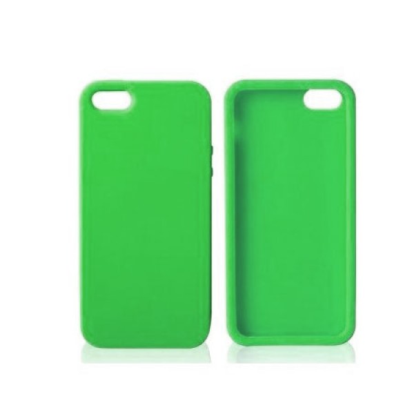 Siliconen Hoes Groen iPhone 5 en 5S