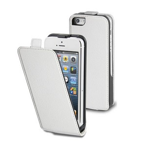 Muvit Slim Flippercase Wit iPhone 5 en 5S