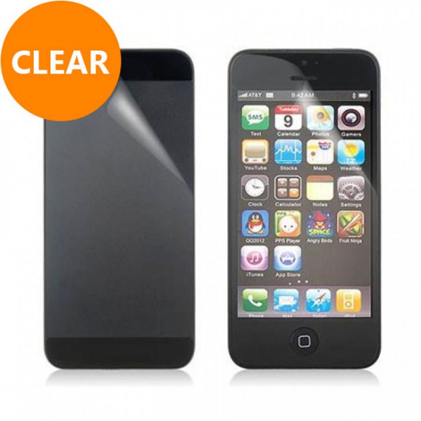 Screen- en backprotector Glans iPhone 5 en 5S