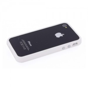 Mobiparts Essential Bumper White iPhone 4/4s