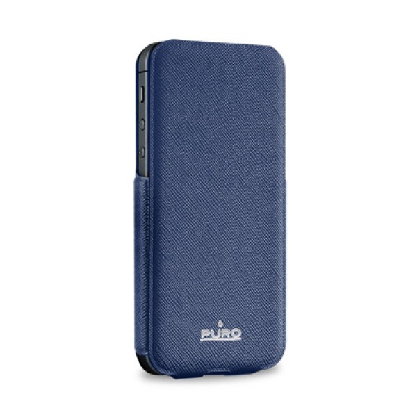 B-Stock* Puro Flipper Case Blue iPhone 5 en 5S