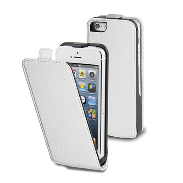 B-Stock* Muvit Slim Flippercase Wit iPhone 5 en 5S