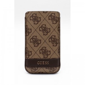 B-Stock* Guess Pouch Shiny Brown iPhone 4 en 4S