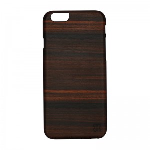 Man&Wood Back Case Ebony/Black iPhone 6
