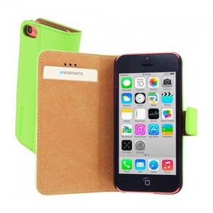 Mobiparts Premium Wallet Green iPhone 5C
