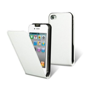 Muvit Slim Flippercase Wit iPhone 4 en 4S