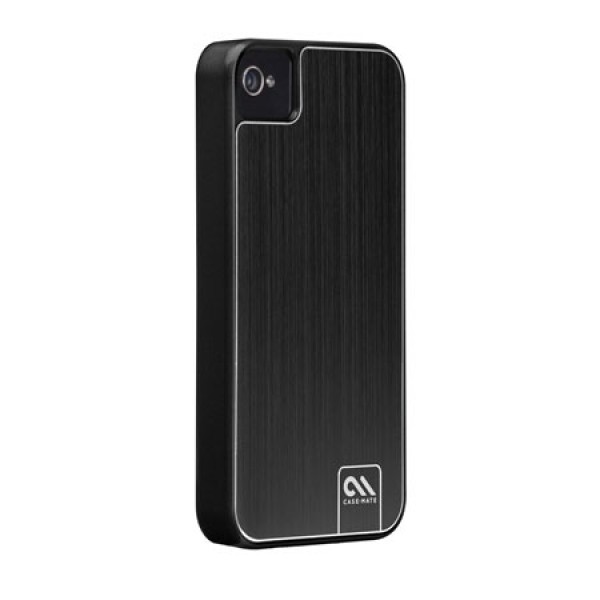 Case-Mate Barely There Aluminum Black iPhone 4 en 4S