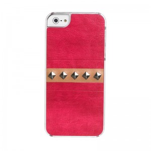 Celly GLAMme Cover Studs Red iPhone 5 en 5S
