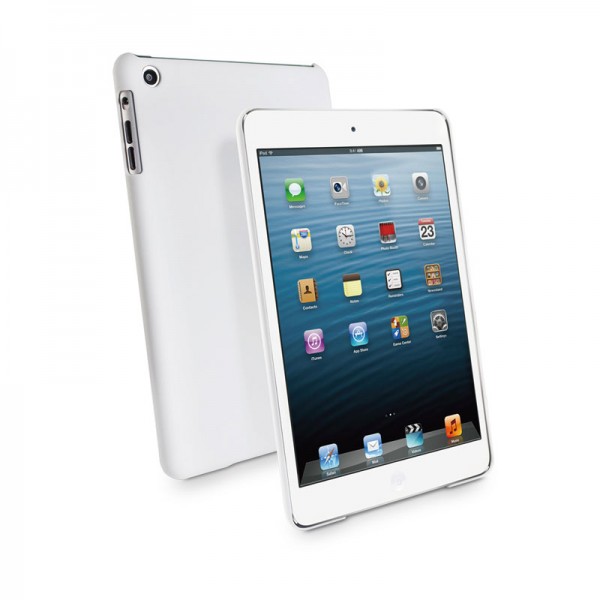 Muvit Rubberized Back Case White iPad Mini 1/2/3