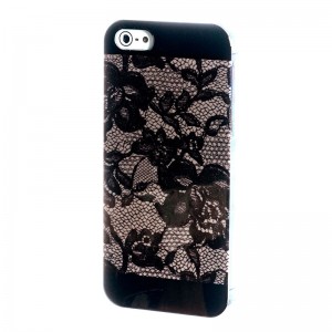Celly GLAMme Cover Laces Taupe iPhone 5 en 5S