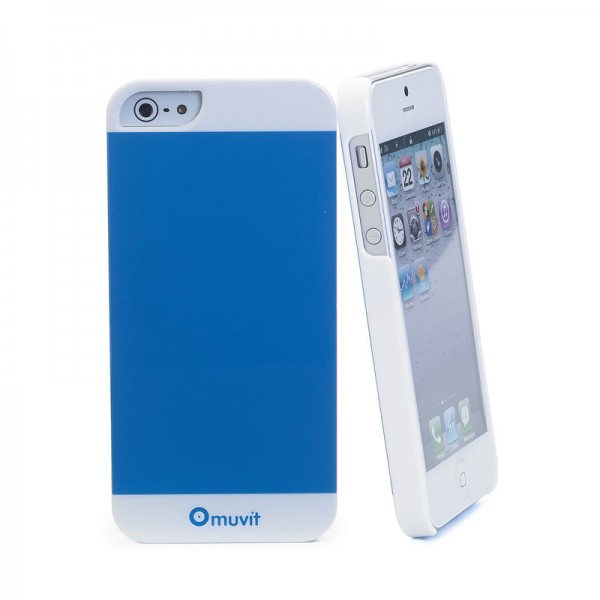 Muvit Colorful Case Blue iPhone 5 en 5S