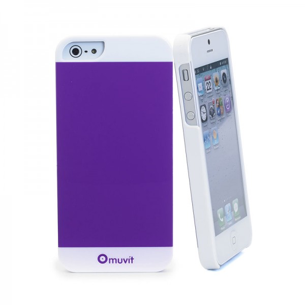 Muvit Colorful Case Violet iPhone 5 en 5S