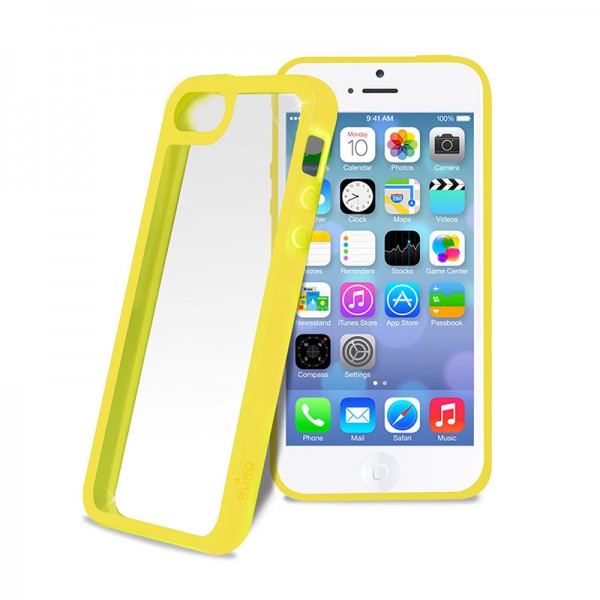 Puro Clear Cover Yellow iPhone 5C
