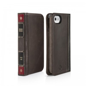 TwelveSouth BookBook Ledger Brown iPhone 5 en 5S