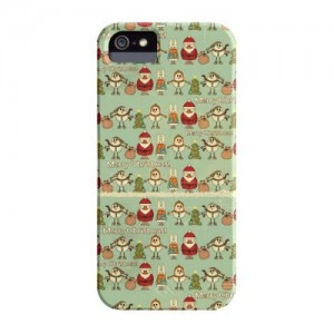 Case-Mate Barely There Vintage Merry Christmas iPhone 5 en 5S