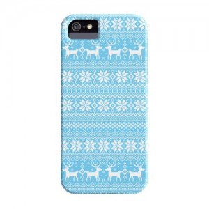 Case-Mate Barely There Blue Reindeer iPhone 5 en 5S