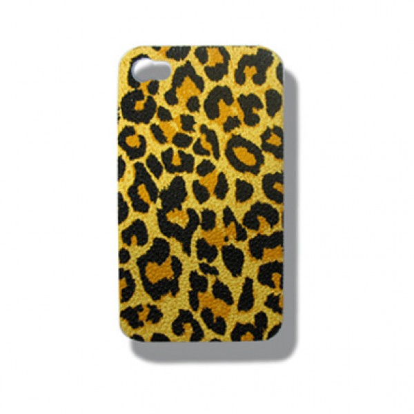 tijgerprint case Geel Oranje iPhone 4 en 4S
