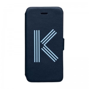 Kenzo Leather Folio Case Blue iPhone 5C