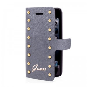 Guess Booklet Case Studded Silver iPhone 5 en 5S