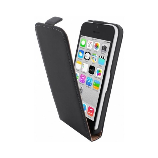 Mobiparts Premium Flip Case Black iPhone 5C