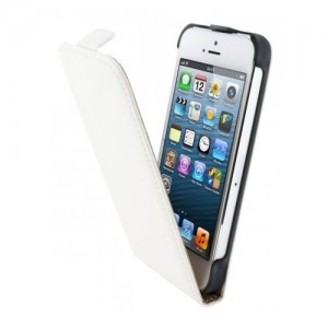 Mobiparts Premium Flip Case White iPhone 5 en 5S