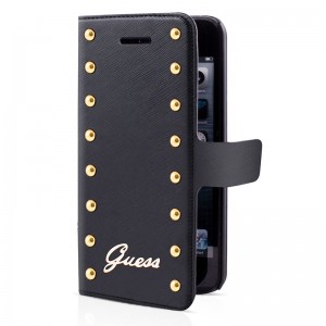 Guess Studded Folio Case Black iPhone 5C