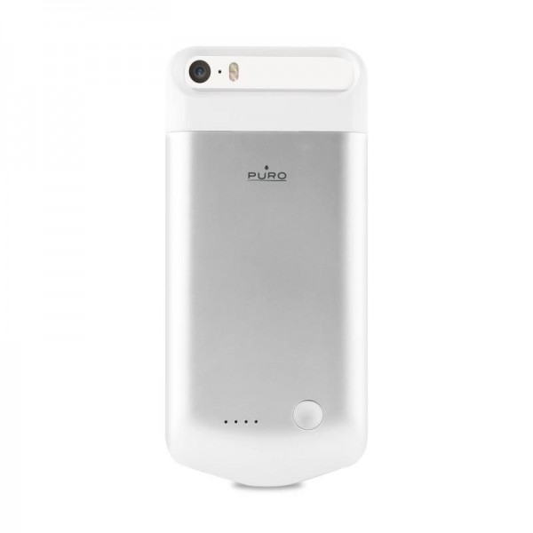 Puro Battery Cover Silver iPhone 5 en 5S