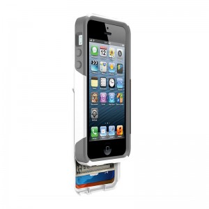 Otterbox Commuter Wallet Case White/Grey iPhone 5 en 5S
