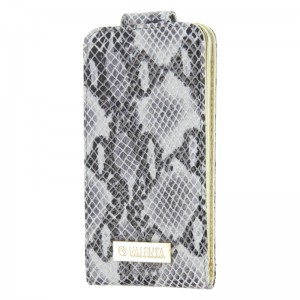 Valenta Flip Case Animal Snake Grey iPhone 5 en 5S