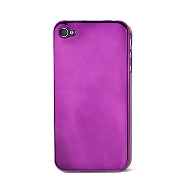 Shiny case paars iPhone 4 en 4S