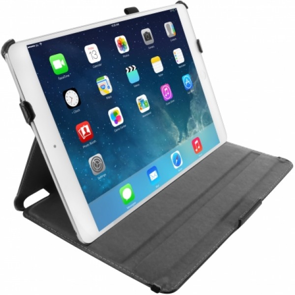 Mobiparts Stand Case + Elastic Band Black iPad Air